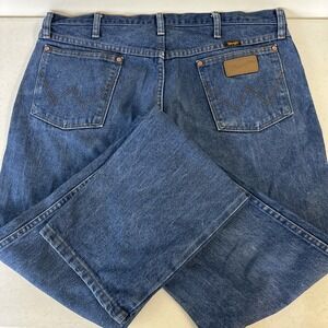 Wrangler Jeans 38x36‎ Cowboy Western Straight USA Original Fit Med Wash 13MWZ